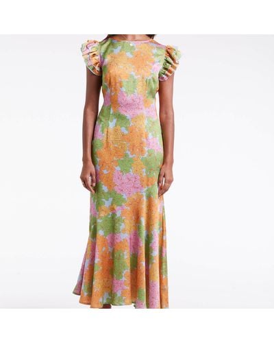 Never Fully Dressed Remi Midi Dress - Multicolor