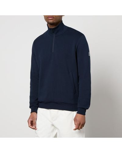 Sandbanks Interlock Jersey Sweatshirt - Blau