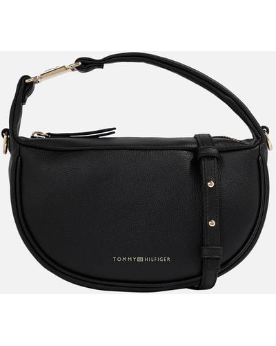 Tommy Hilfiger Contemporary Faux Leather Crossbody Bag - Black