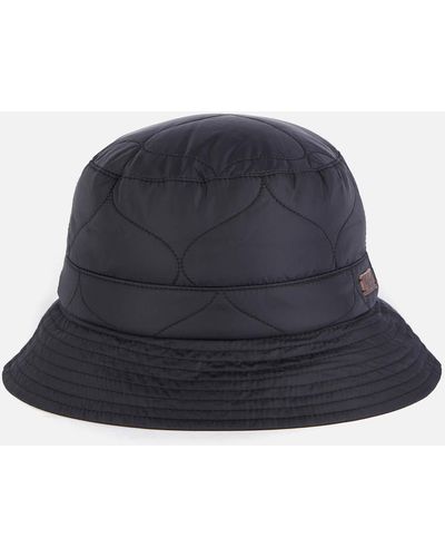 Barbour Barbour Onion Quilted Shell Bucket Hat - Blue
