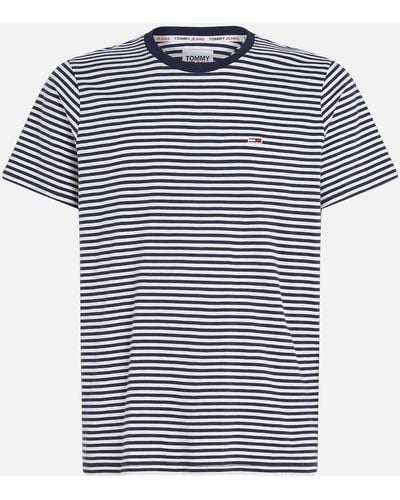 Tommy Hilfiger Classic Slim Fit Stripe T-shirt - Blue