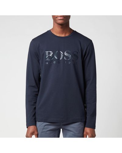 BOSS Togn 2 Long Sleeve T-shirt - Blue