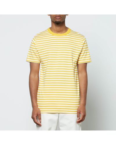 Norse Projects Niels Classic Stripe T-shirt - Yellow