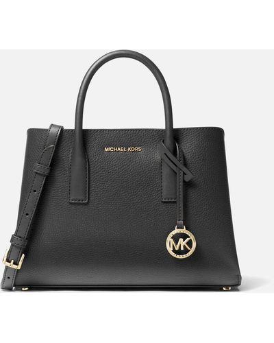 MICHAEL Michael Kors Ruthie Leather Satchel - Schwarz