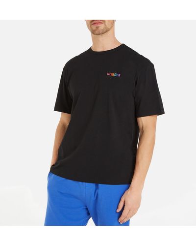 Calvin Klein Pride Organic Cotton-jersey T-shirt - Black