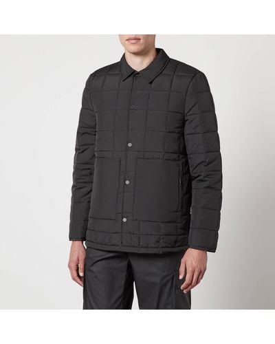 Rains Liner Padded Shell Shirt Jacket - Black
