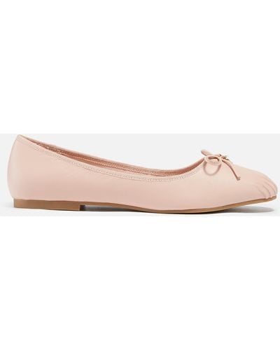 Ted Baker Belamia Leather Ballet Flats - Pink
