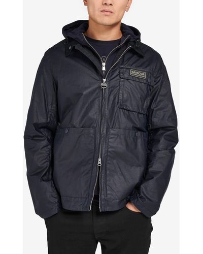 Barbour North Wax Jacket - Blue