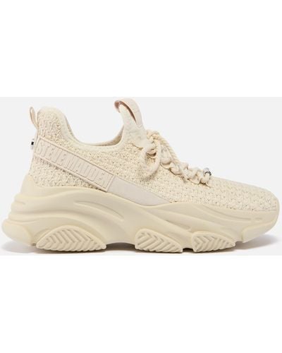 Steve Madden Project Embroidered Neoprene Sneakers - Natural