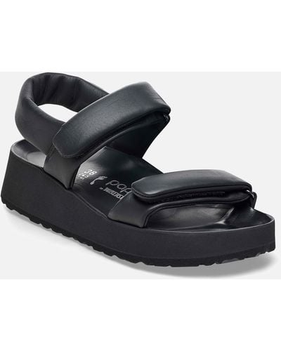 Birkenstock Papillio Theda Leather Sandals - Black