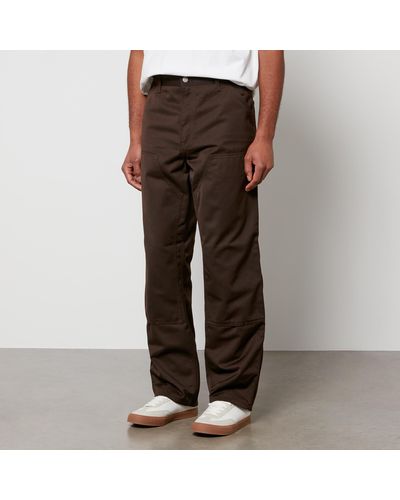 Carhartt Double Knee Twill Trousers - Brown