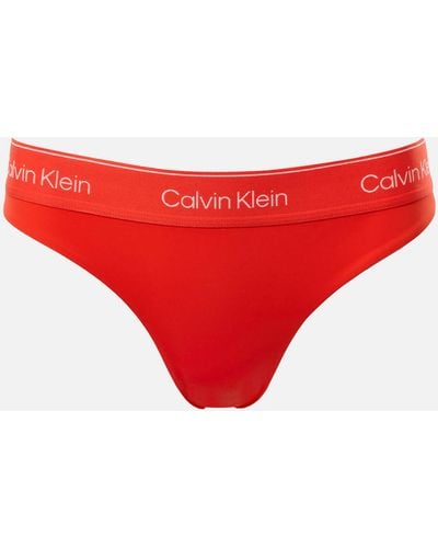 Calvin Klein Jersey Brazilian Briefs - Red