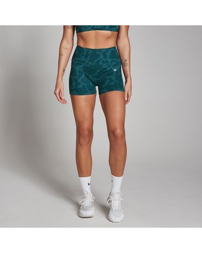Mp Teo Abstract Booty Shorts - Blue