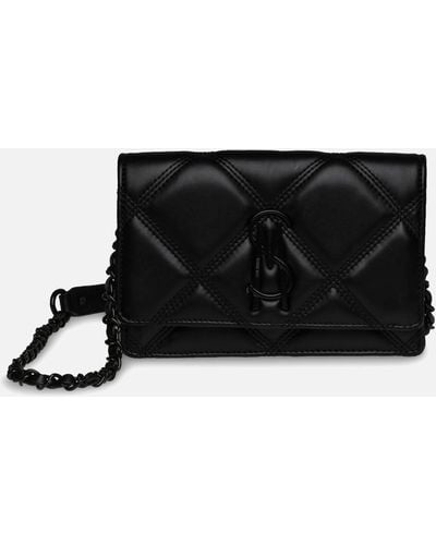 Steve Madden Bendue Quilted Faux Leather Crossbody Bag - Black