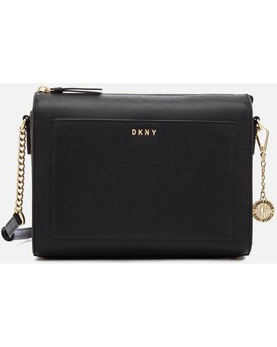 DKNY Bryant Medium Box Cross Body Bag - Black