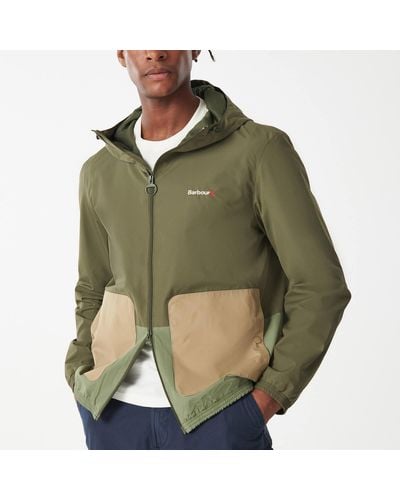 Barbour Kenby Recycled Shell Jacket - Green