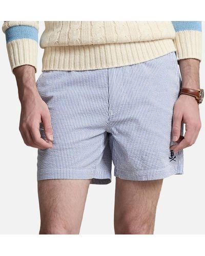 Polo Ralph Lauren Seersucker-Shorts Polo Prepster - Blau