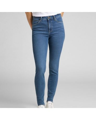 Lee Jeans Scarlett Stretch-denim Skinny Jeans - Blue
