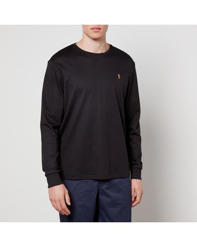 Polo Ralph Lauren Weiches Custom-Slim-Fit T-Shirt - Schwarz