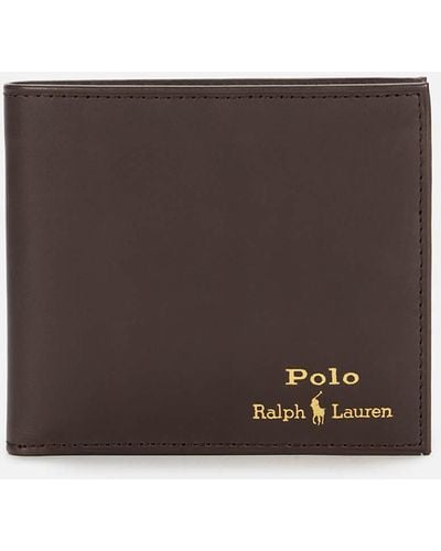 Polo Ralph Lauren Smooth Leather Wallet - Brown