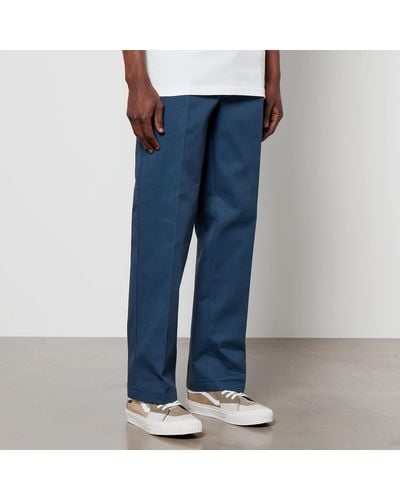 Dickies 874 Coated-twill Straight-leg Work Pants - Blue