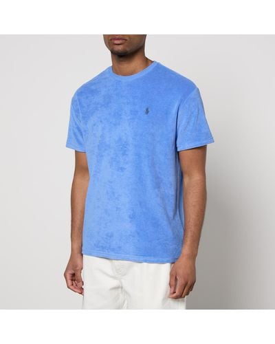 Polo Ralph Lauren Classic-Fit T-Shirt aus Frottee - Blau
