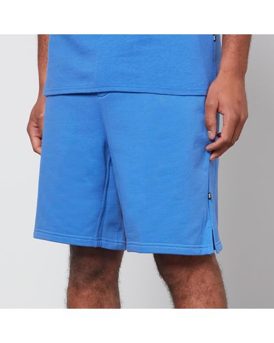 On Logo Detail Jersey Shorts - Blue