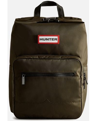 HUNTER Pioneer Large Topclip Nylon Backpack - Black