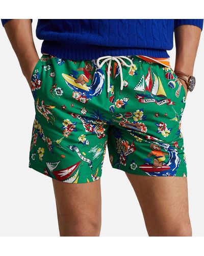 Polo Ralph Lauren Traveler Shell Swimming Trunks - Green