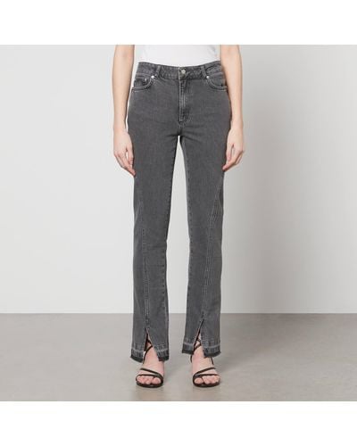 ALIGNE Hagan Denim Straight-leg Jeans - Gray