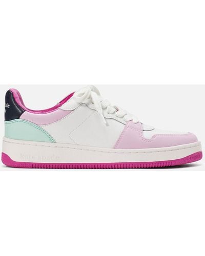 Kate Spade New York Bolt Leather Sneakers - Pink