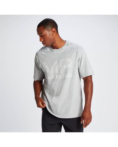 Mp Teo Oversized Cotton T-shirt - Gray