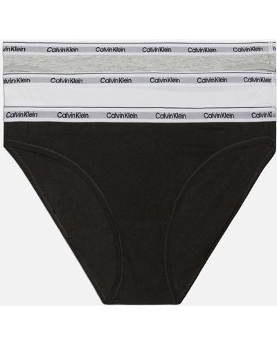 Calvin Klein Modern Logo Bikini (3 Pack) - Black