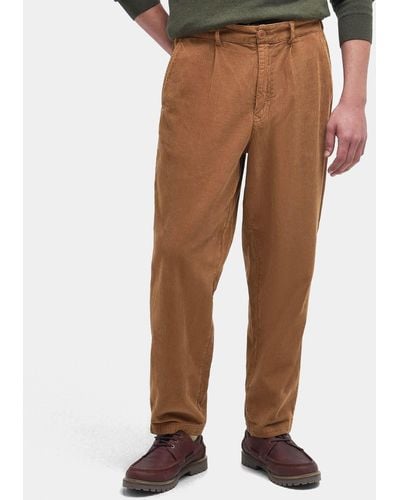 Barbour Spedwell Cotton Cordurory Trousers - Brown