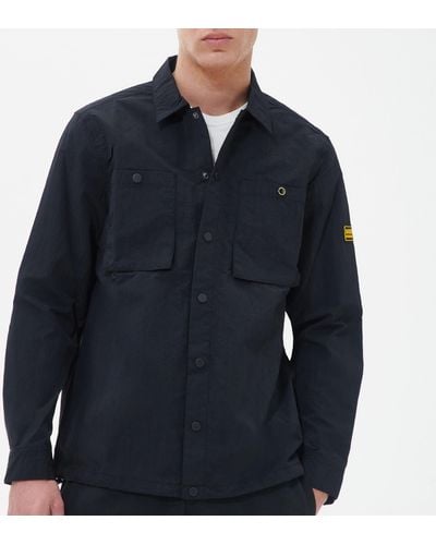 Barbour Cadwell Shell Overshirt - Blue