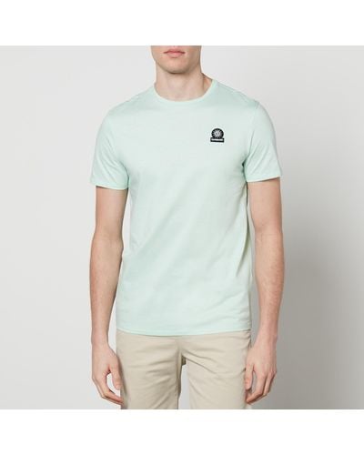 Sandbanks Logo-appliquéd Organic Cotton-jersey T-shirt - Blue