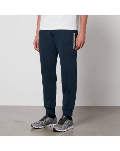 Emporio Armani Cotton-Jersey Lounge Trousers - Blau