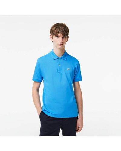 Lacoste Short Sleeved Slim Fit Polo Ph4012 - Blue