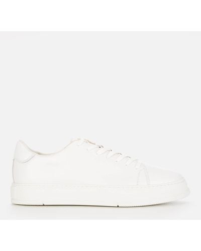 Vagabond Shoemakers John Leather Cupsole Trainers - White