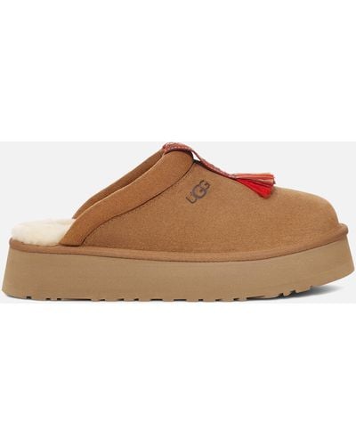 UGG Tazzle Suede Slippers - Brown