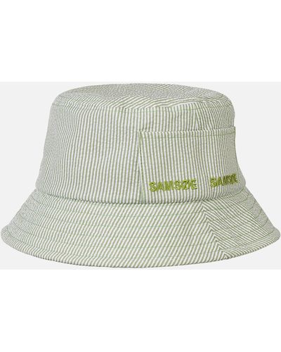 Samsøe & Samsøe Safiffi Cotton-blend Bucket Hat - Green