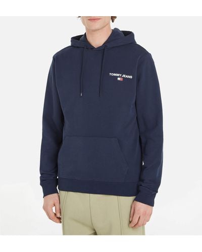 Tommy Hilfiger Entry Graphic Cotton Hoodie - Blue