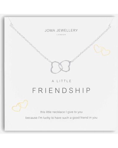 Joma Jewellery A Little Friendship Necklace - White