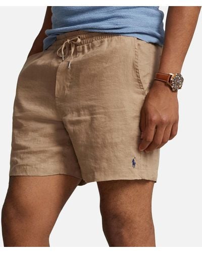 Polo Ralph Lauren Prepster Linen Shorts - Brown