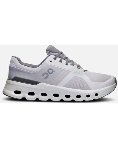 On Shoes Cloudrunner 2 Mesh Running Trainers - Grey