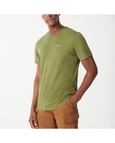 Barbour Kentrigg Printed Cotton-jersey T-shirt - Green