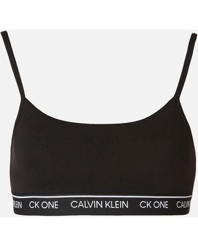 Calvin Klein Unlined Bralette - Black