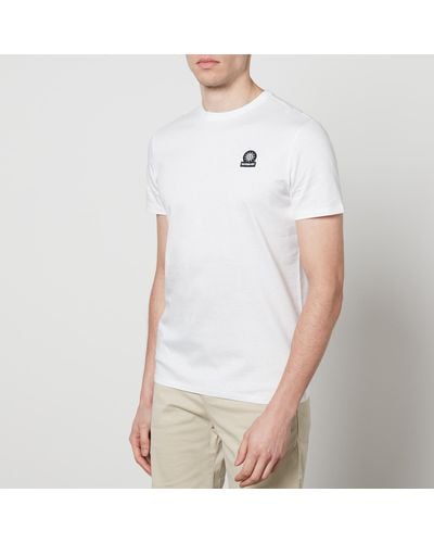 Sandbanks Logo-appliquéd Organic Cotton-jersey T-shirt - White