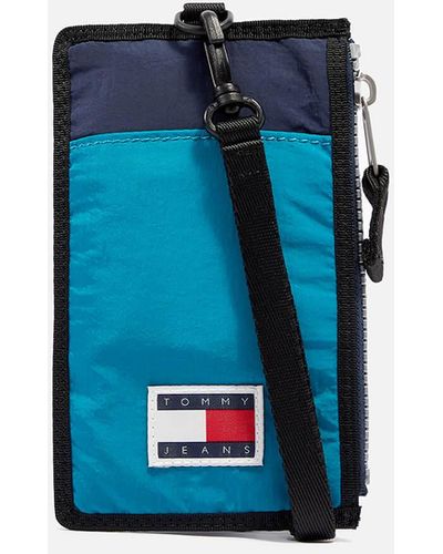 Tommy Hilfiger College Shell Hanging Phone Wallet - Blau