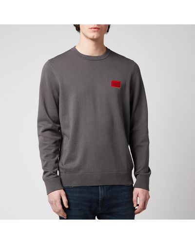 HUGO San Cassius Sweater - Grey